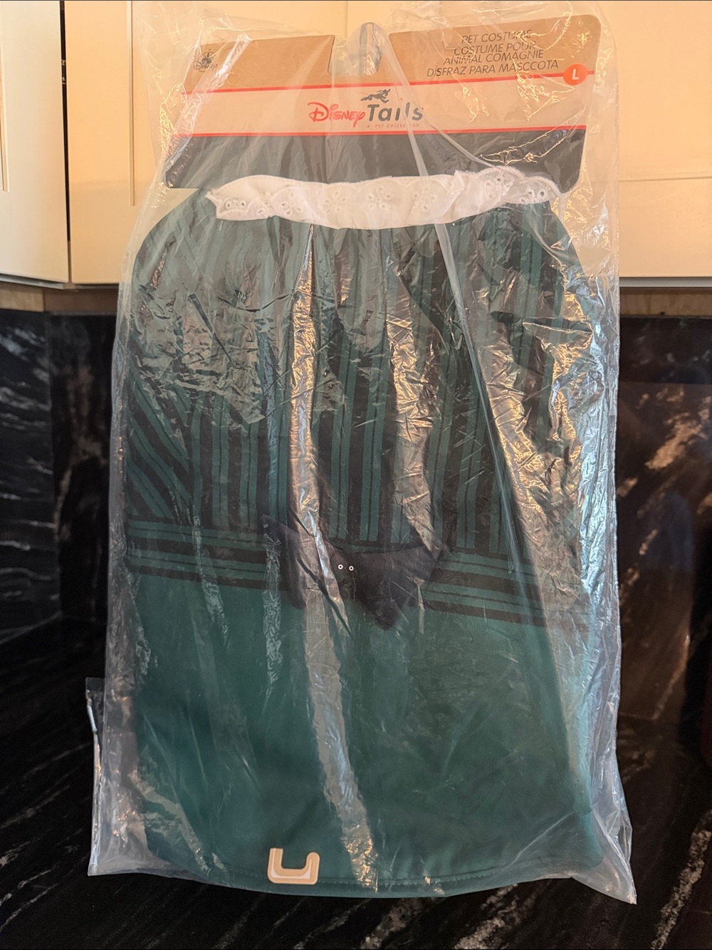 Disney Haunted Mansion Green Striped Pet Costume